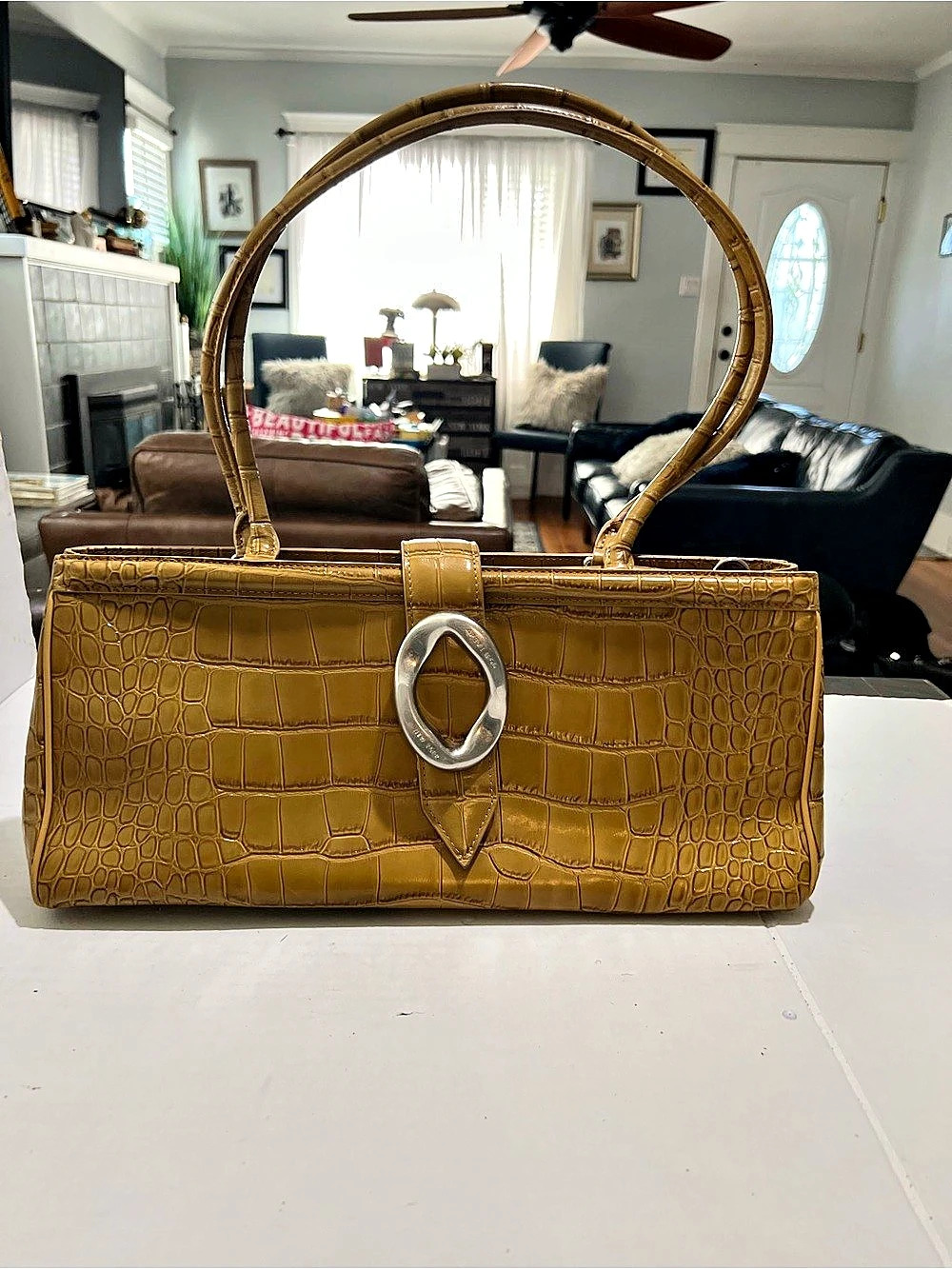 Vintage Apede Mod Crroc Style Handbag